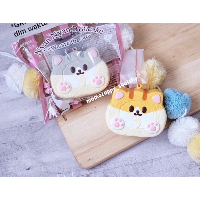 TERBARU PROMO SQUISHY SQUISHY LICENSED nyan cake roll new color by ibloom ori