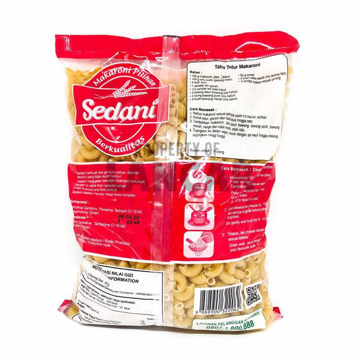 SEDANI MAKARONI PIPA 1KG