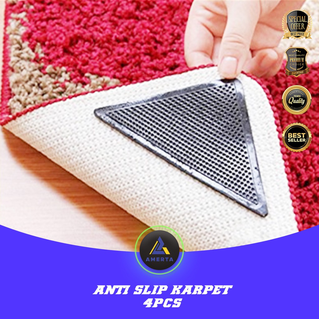 Grip Anti Slip untuk Karpet 4 PCS