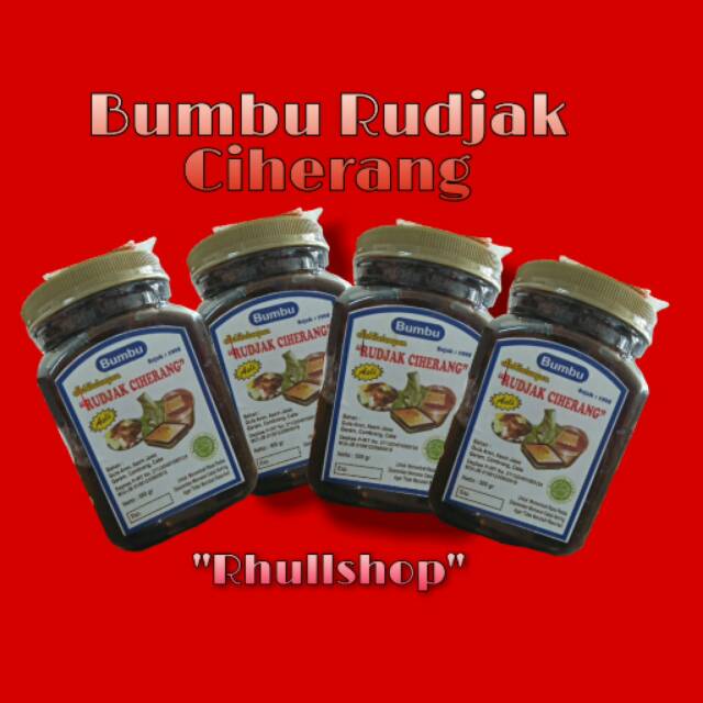 

Bumbu Rudjak Ciherang 100% Original 500gr (4 toples)