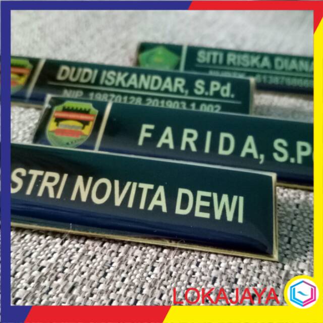

Name Tag / Nama Dada Warna Kuning