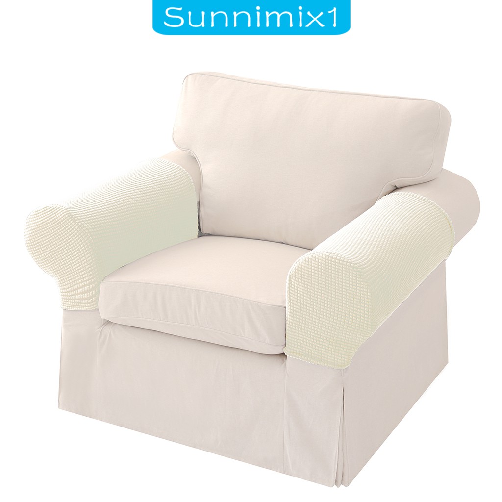 2 X Furniture Armrest Covers Sofa Couch Chair Arm Protector 10 Twist Pins Shopee Indonesia