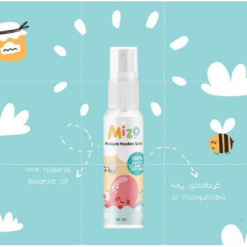 MIZO Mosquito Repellent Spray Semprotan Bayi Anti Nyamuk Organik 30ml Termurah