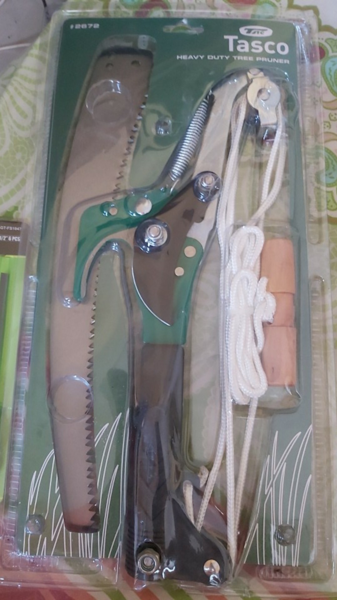 Tasco Gergaji Dahan Model Tarik Pakai Tali Gunting Galah Tree Pruner Gergaji Pohon Tasco