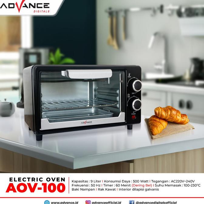 HOT PROMO oven listrik advance 9 liter aov 100 aov100