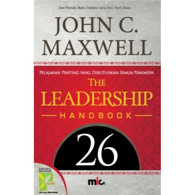 BUKU KEPEMIMPINAN / LEADERSHIP JOHN C MAXWELL - KEPEMIMPINAN 101 - GOOD LEADERS - TEAMWORK 101 - THE 17 INDISPUTABLE - THE 21 INDISPENSABLE - LEADERSHIP HANDBOOK [ORIGINAL]