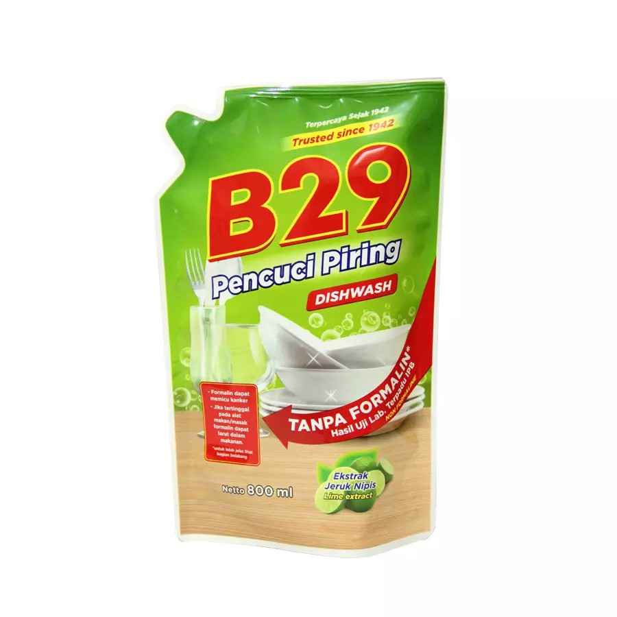 B29 Sabun Pencuci Piring Dishwash 777 ML Lime