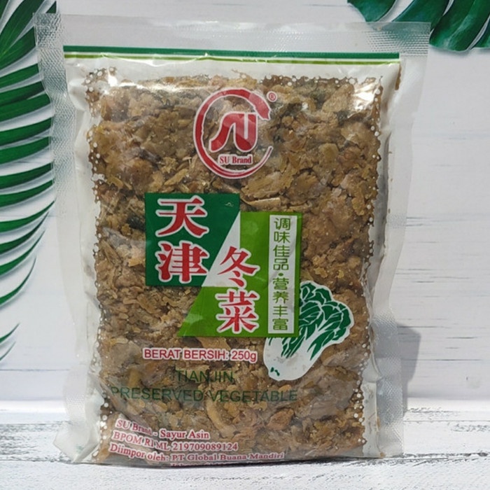 

5ds45ss Dongcai / Acar Tongcai Sayur Sawi Asin Su Brand 250Gr Utk Bakmi Bakso Xa20X1