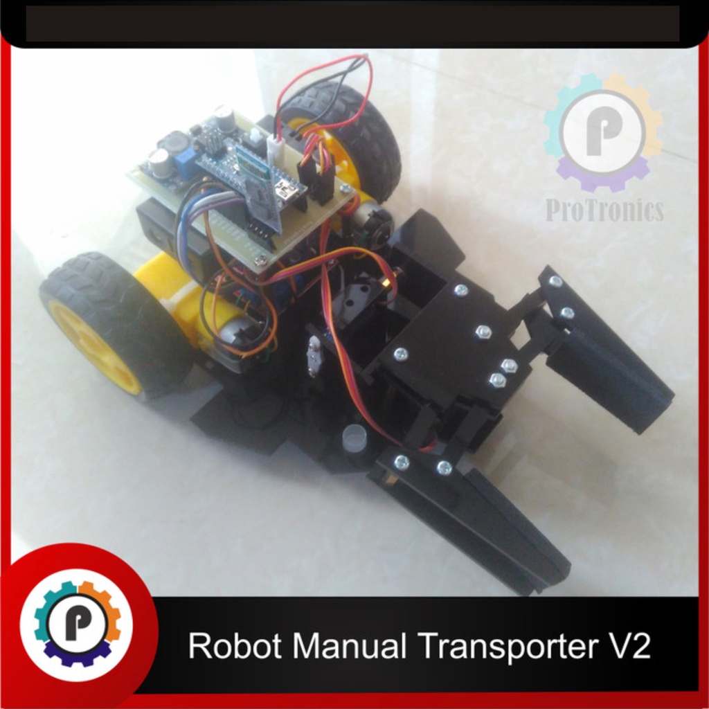Robot Manual Transporter V2 Standard Lomba Wireless Controller Berbasis Smartphone