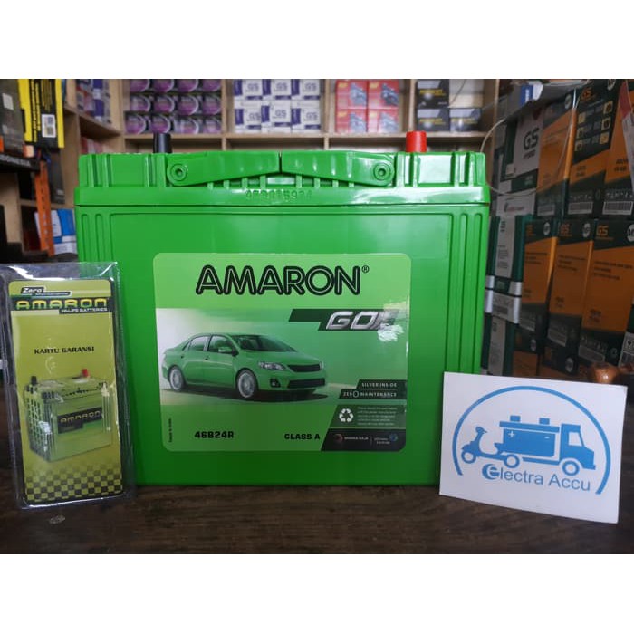 "Aki Mobil Toyota Rush NS60 / 46B24R Amaron Aki Kering"