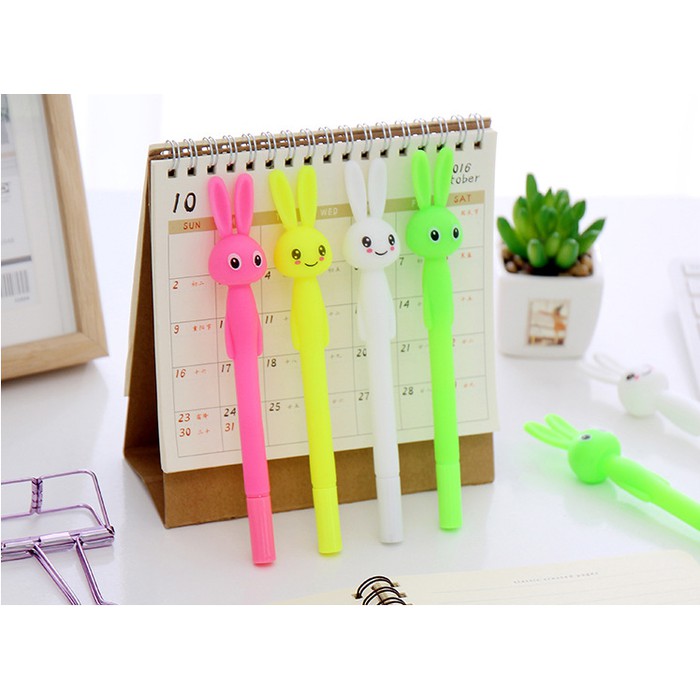 

rabbit kucing korea, pulpen motif kelinci, stationary korea