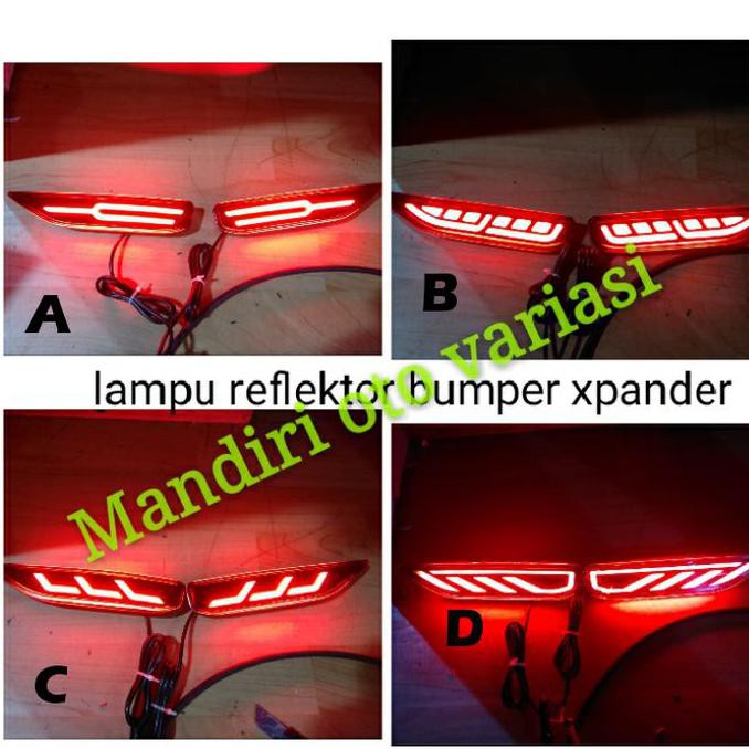 LED LAMPU REFLEKTOR BUMPER BELAKANG XPANDER/LAMPU MOBIL/LED/VARIASI