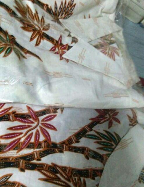 Batik Couple Keluarga Sania Ruffle Ori Ndoro Jowi Dnt Motif Bambu
