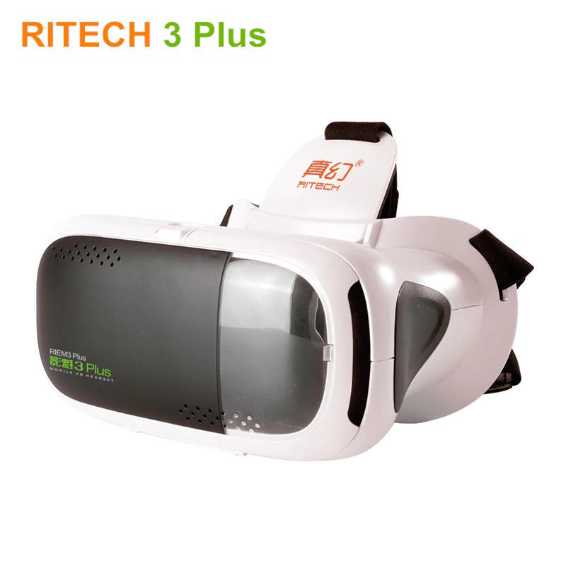 VR game RITECH III Virtual Reality 3D Video Glasses RIEM 3 Plus VR Helmet Box for 3D Movie Games