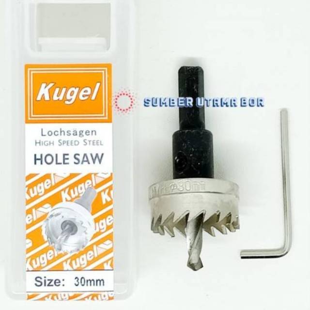 Hole Saw Kugel HSS 30mm  Holesaw / Hole Saw Besi / Kayu