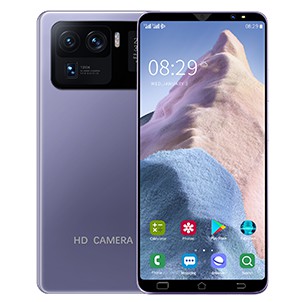 HP Murah Xiomi  M11pro Ultra smartphone RAM 6GB +128GB Baru Handphone Android 10.0 6.1inch screen Ponsel-violet