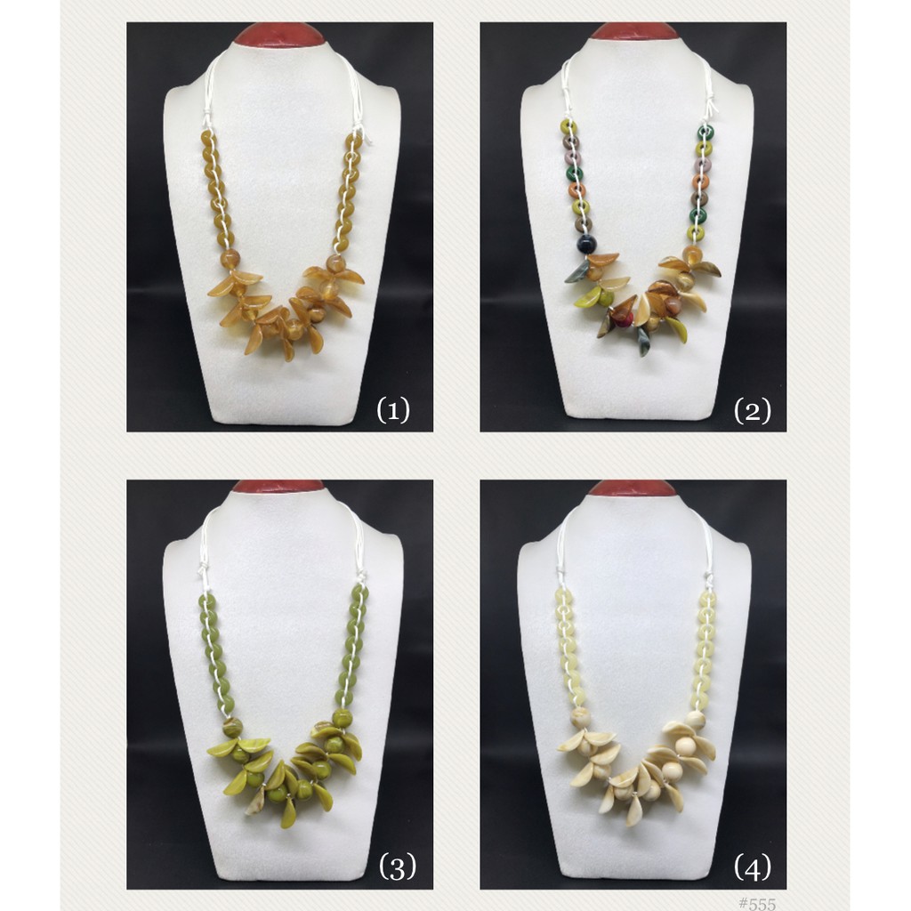 KALUNG HANDMADE AKSESORIS WANITA KLASIK / KALUNG PANJANG / KALUNG ETNIK BATU SINTETIS