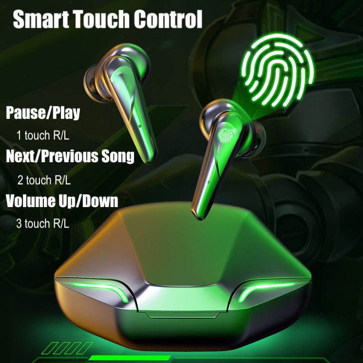 Apro366 High Value TWS Gaming Earbuds Bluetooth Earphone Low Delay-1