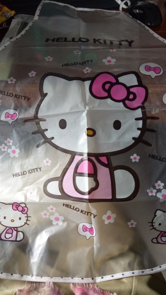 Celemek Masak Anti Air Karakter Hello Kitty Kelinci Panda Bebek Gajah Lebah