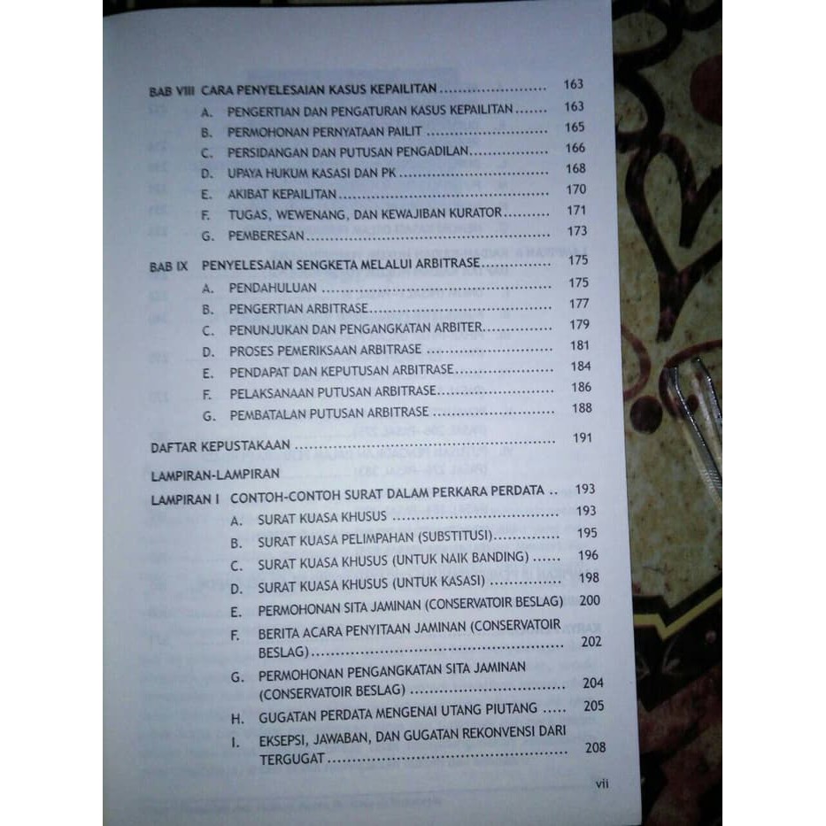 Sistem Peradilan Dan Hukum Acara Perdata Di Indonesia Contoh Surat Kuasa Gugatan Utang Piutang