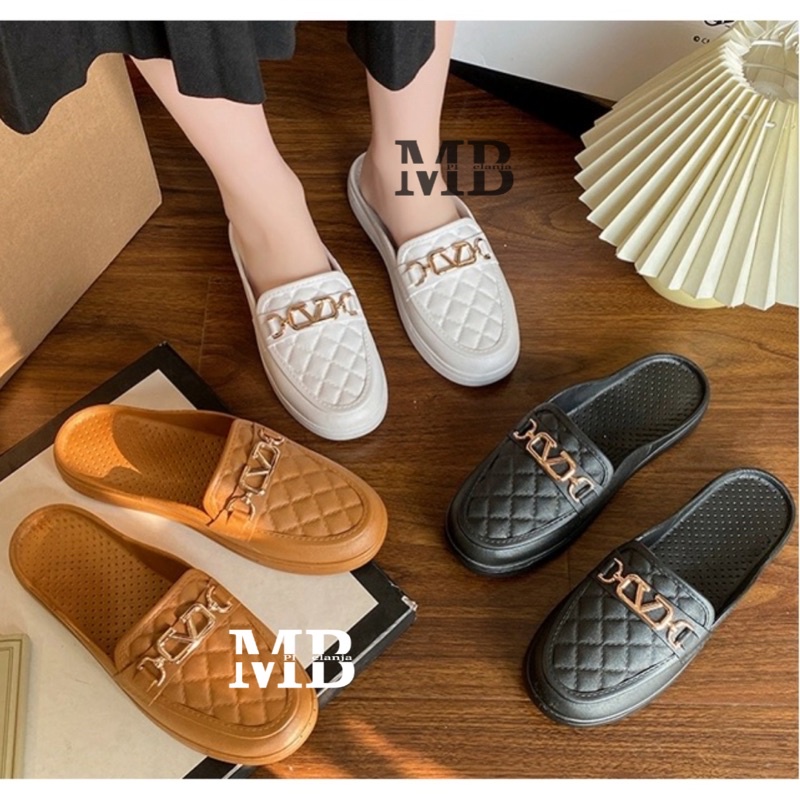 SANDAL JELLY WANITA SLOP BUSTONG BAPAO MULE 299