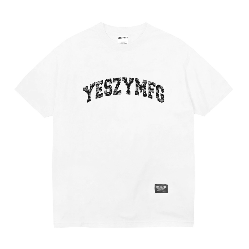 YESZY.MFG Tshirt White Cyber F. Paisley