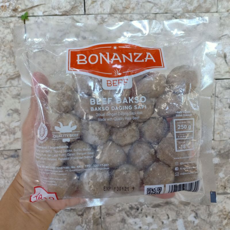 

BF Bonanza Bakso Daging Sapi 250 gram