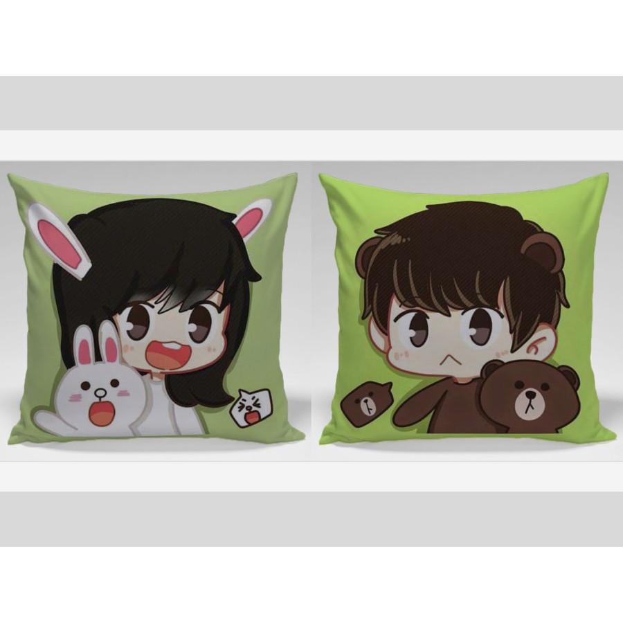 

Bantal Dekorasi custom kado valentine hadiah valentine kado pacar hadiah pacar - couple 17