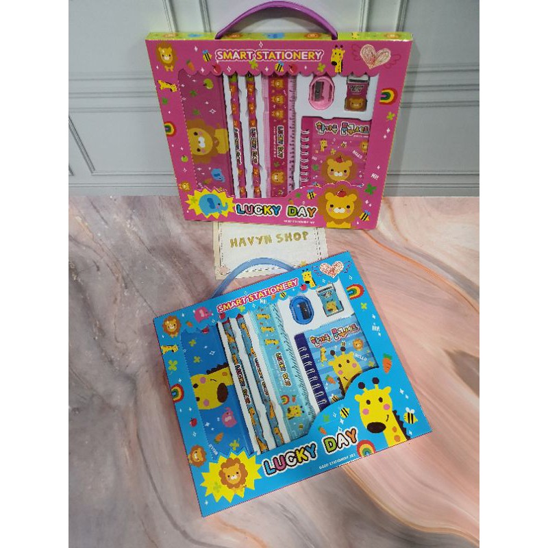 STUDY SET LUCKY DAY/PAKET ALAT TULIS-1
