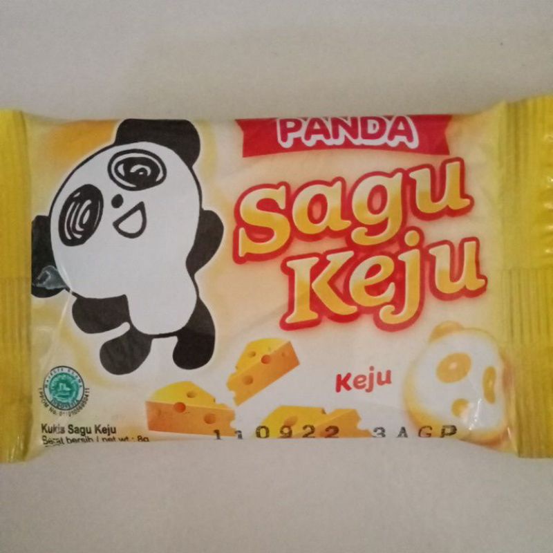 

Panda Sagu Keju - 8g x 10 bungkus (1renceng)