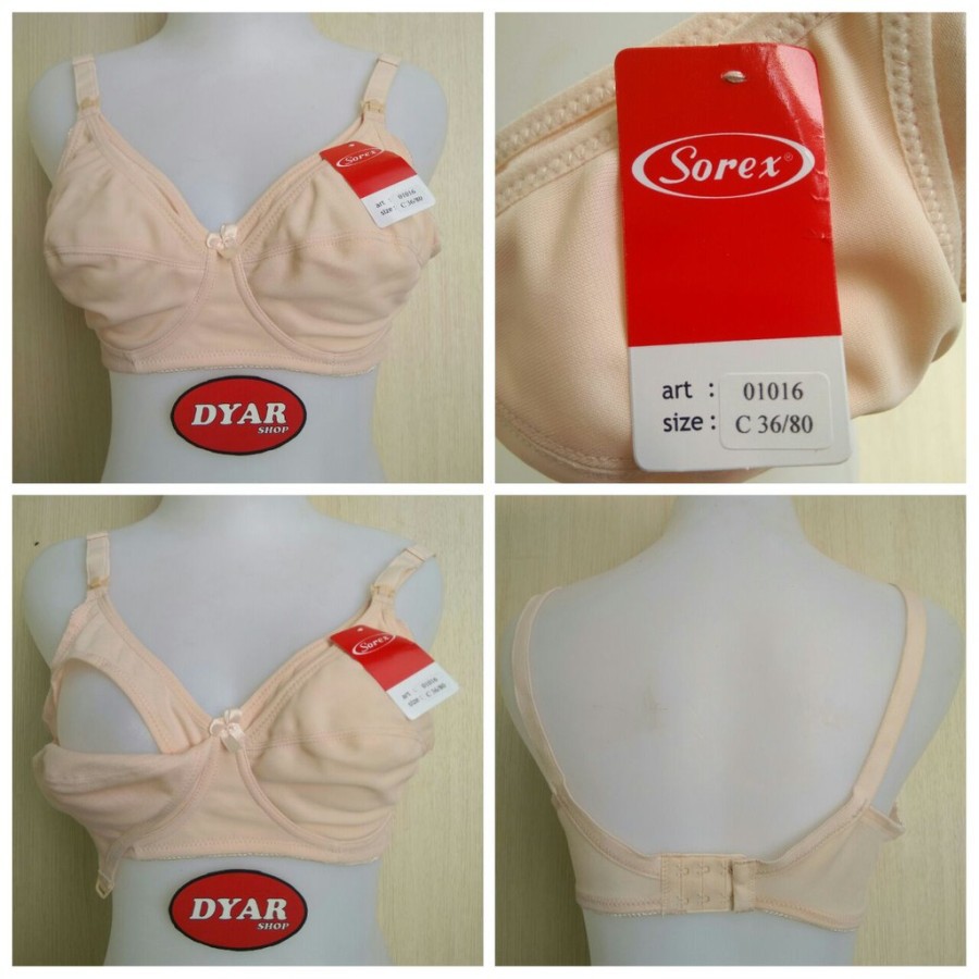 Sorex Nursing Bra 01016 Bra Menyusui Tanpa Kawat - gedabug