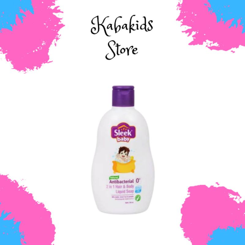 Sleek Baby  2in1 Hair And Body Liquid Soap Botol 250 ml