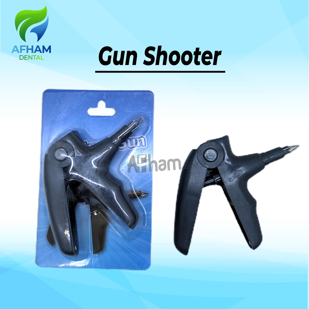 Jual GUN SHOOTER ALAT PASANG KARET BRACKET BEHEL GIGI Indonesia|Shopee ...