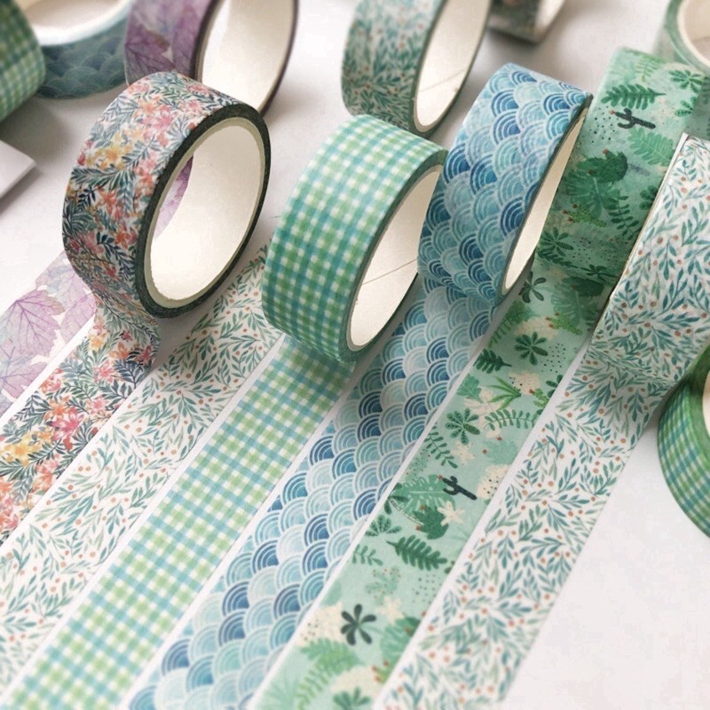 

Sticker Kertas / Selotip Washi Tape Untuk Scrapbook