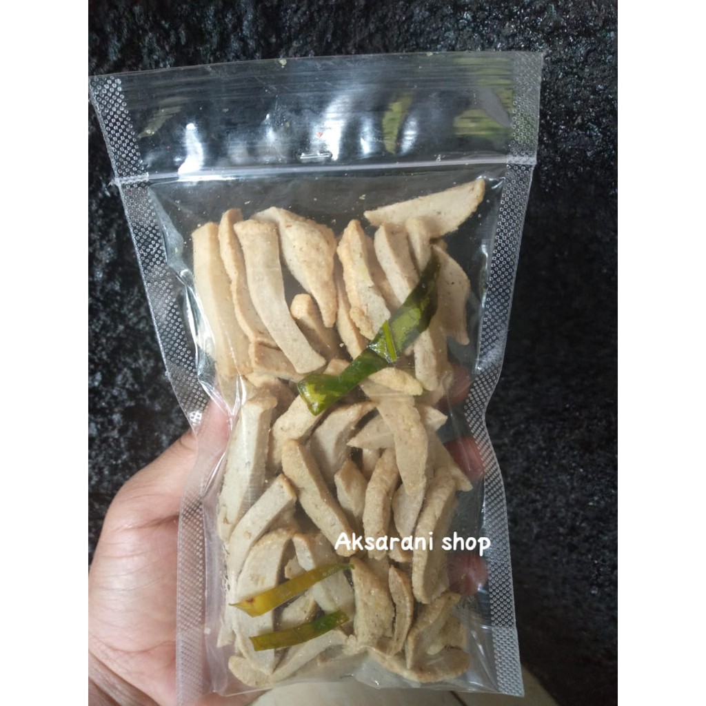 BASRENG DAUN JERUK ORIGINAL ISI 100 GRAM / BASO GORENG/CEMILAN INSTAN-1