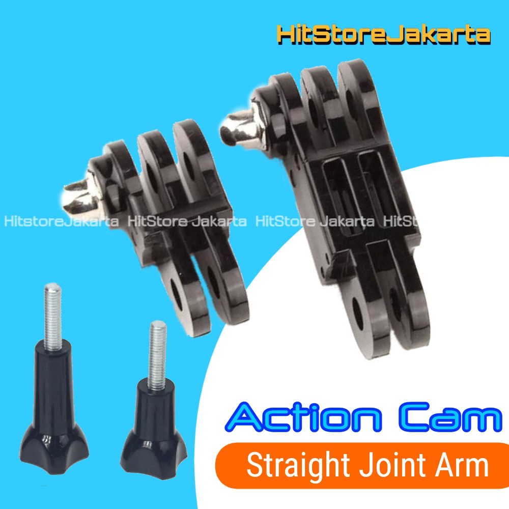 Extension Pivot Arm Straight Joints Arm Mount GoPro Insta360 YI BPro SJCAM Osmo Action Cam Pivot Arm