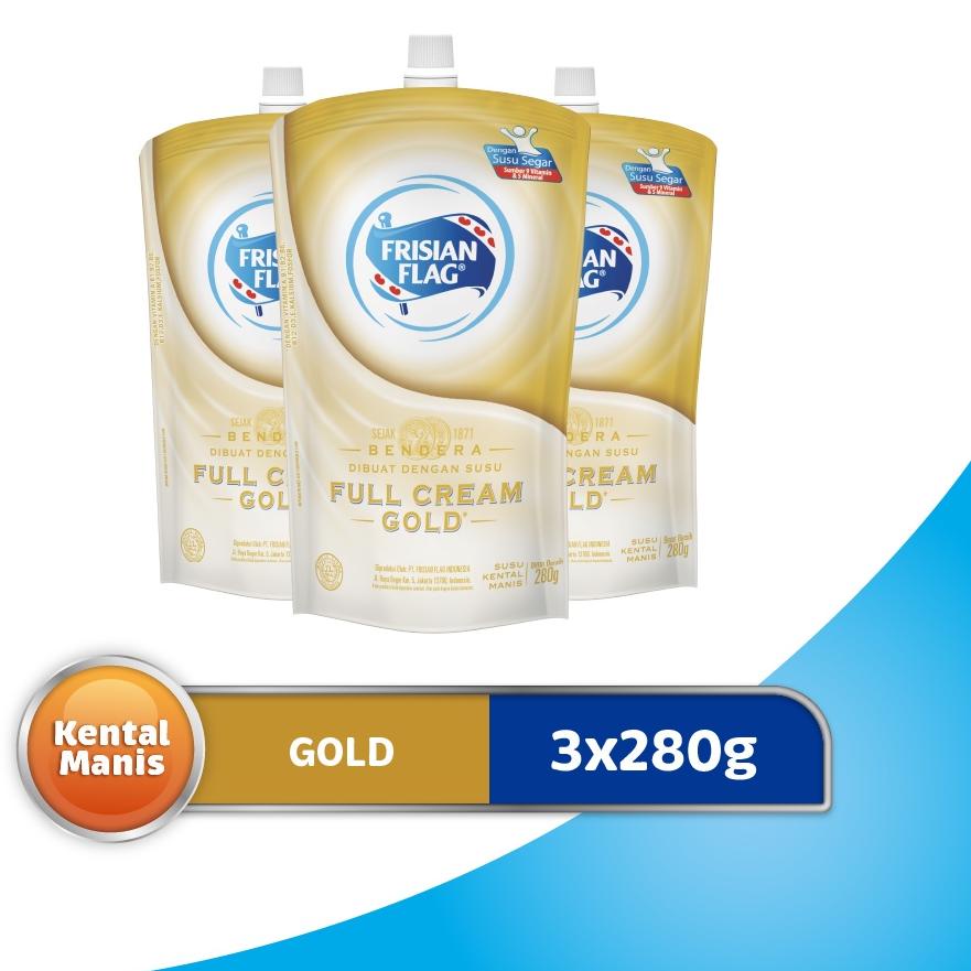 

Terlaris Frisian Flag Bendera Kental Manis Gold Pouch 280g - 3 Pcs !!