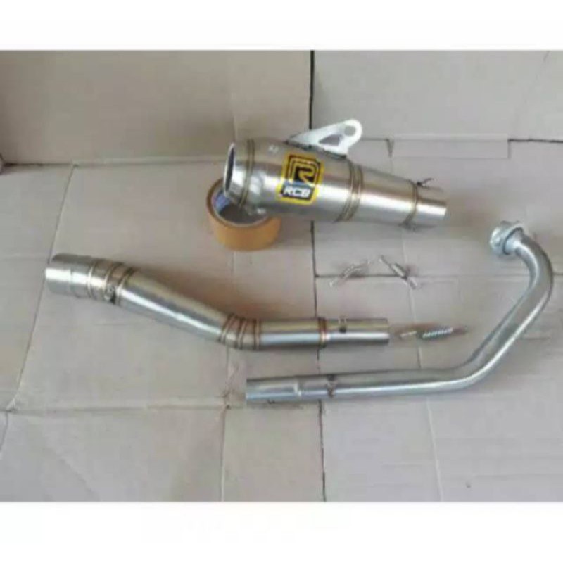 kenalpot RCB all motor JUPITER.. MX.. MX KING.. SATRIA FU.. GL DLL.