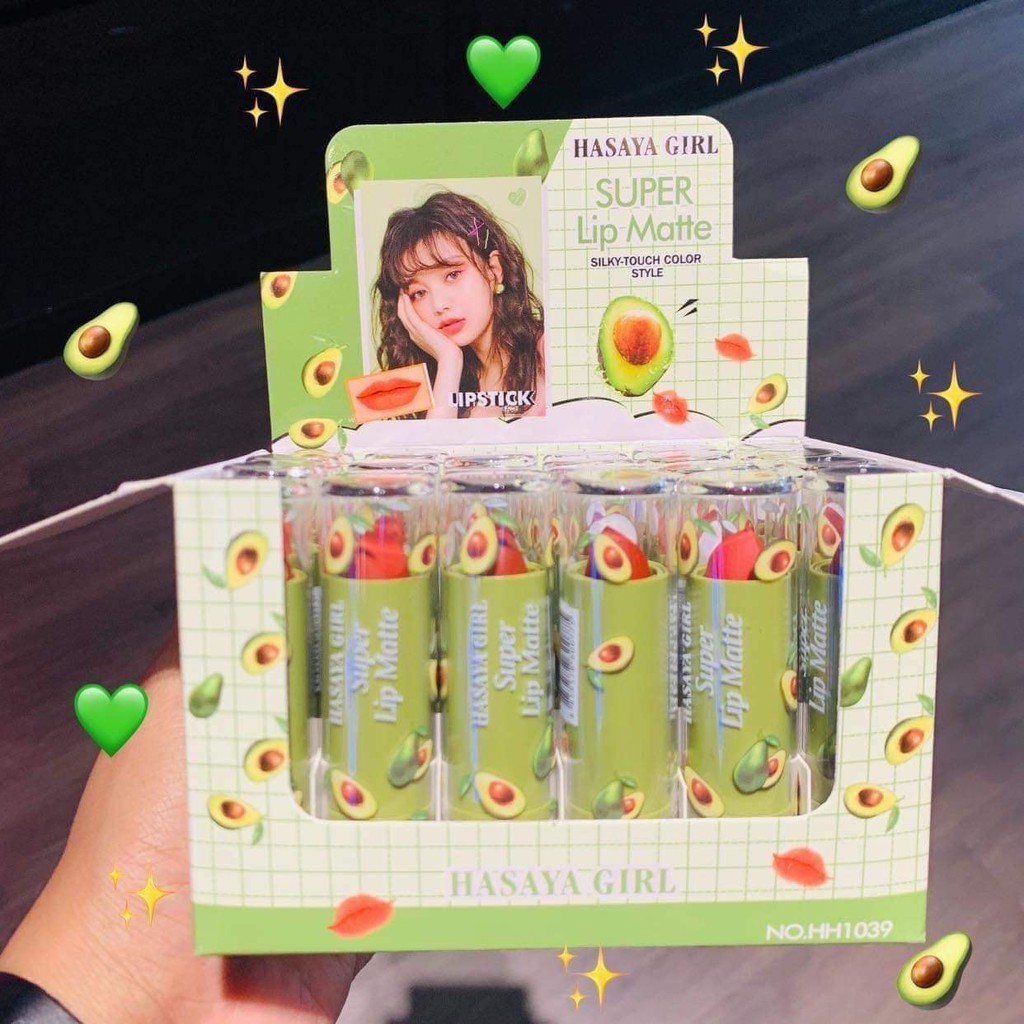 [Per Batang] Lipstick Hasaya Girl Alpukat Avocado HH1039