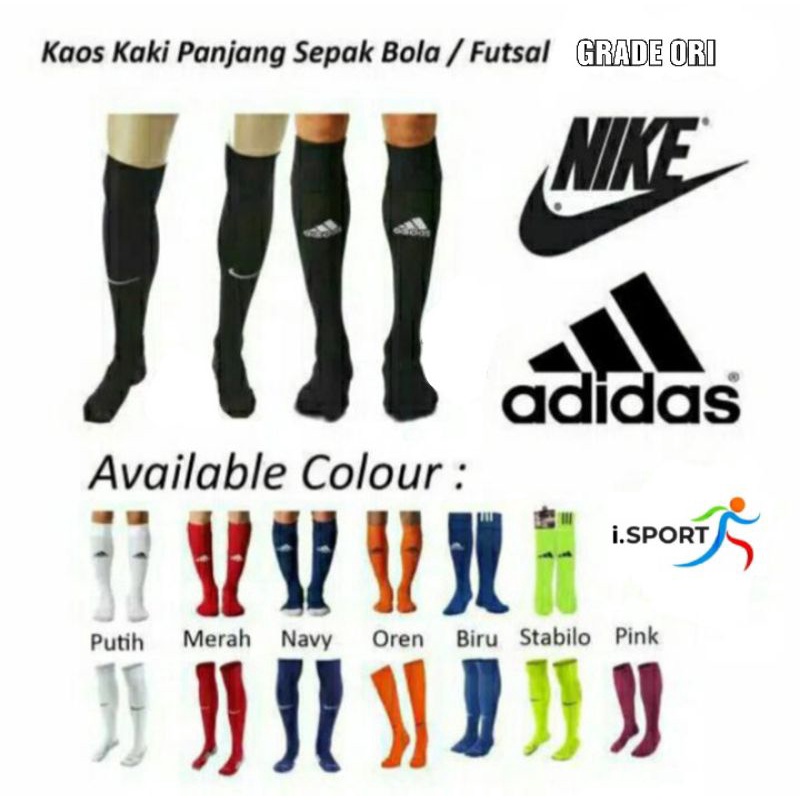 Kaoskaki Panjang Sport/Futsal/Sepakbola Dewasa