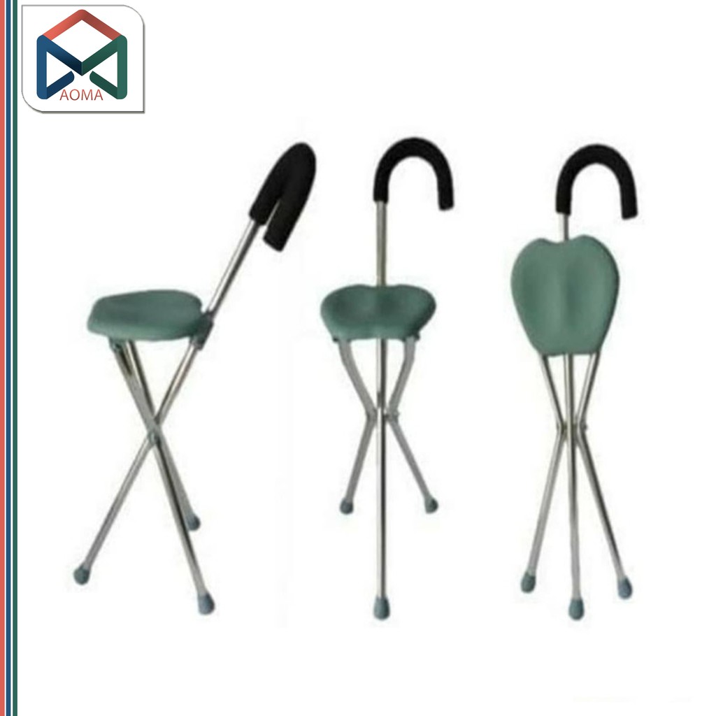 Tongkat Kursi Lipat Avico/ Tongkat Duduk Avico/ Alat Bantu Jalan