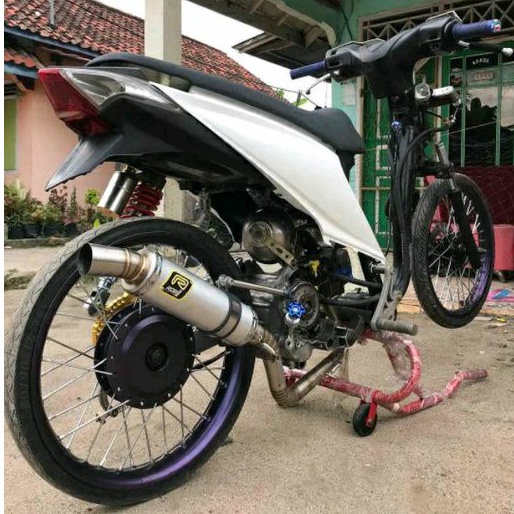 knalpot beat 155 CC drag inlet 38 rob1 original - knalpot Mio 155 CC rob1