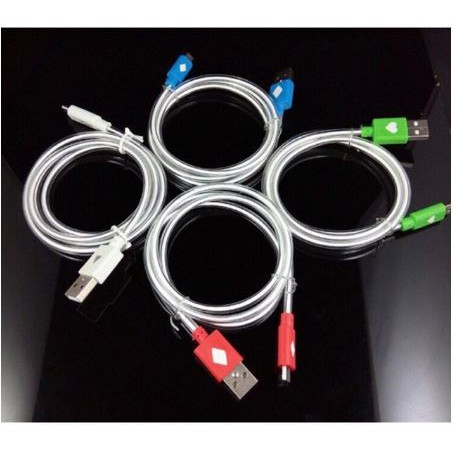 [NEW] Kabel Data Charger Full Lampu LED Nyala Cable Casan Untuk Hp Usb Cable Charger Micro Usb