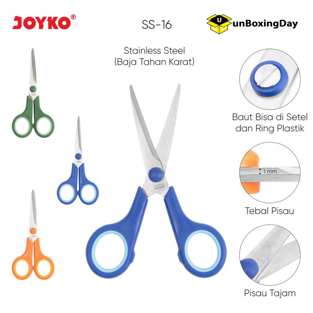 

GUNTING JOYKO SC-838 DAN GUNTING JOY-ART SC-9JA - Unboxingday