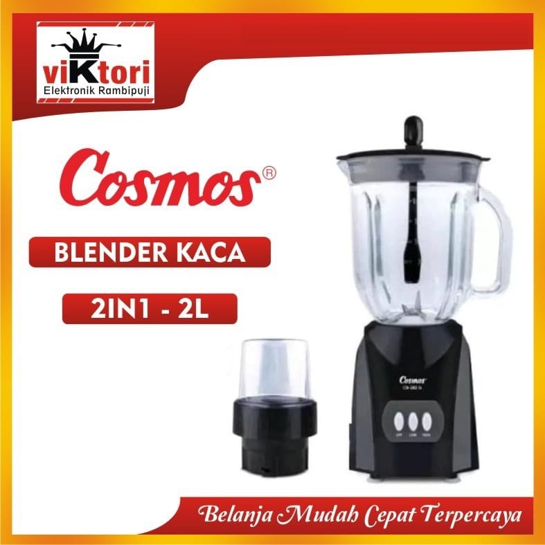 COSMOS CB281G / BLENDER COSMOS 2LITER / COSMOS BLENDER KACA / BLENDER COSMOS 2IN1 / BLENDER JUMBO / 