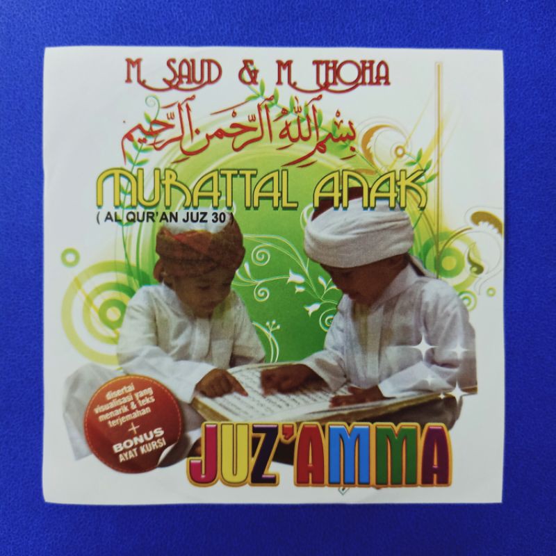 Kaset VCD Islami Album Edukasi MUROTTAL ANAK Belajar Al-quran Terpopuler dan Terlaris.