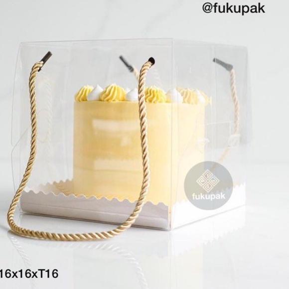 

➷hr Harga Termurah Box Mika Tali 20pcs| Clear Transparent Cake Box| Kotak Hantaran Hamper Tumpeng Chiffon Pudding Lapis 100 ✢