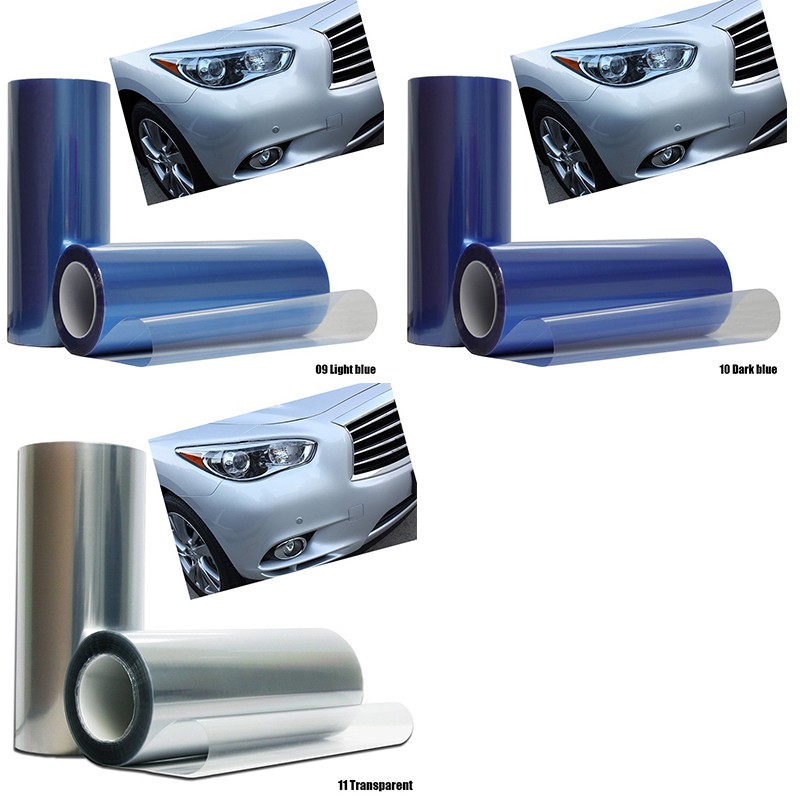 Stiker Skotlet Lampu Kabut Hybrid Glossy 30x60cm Untuk Mobil / Motor