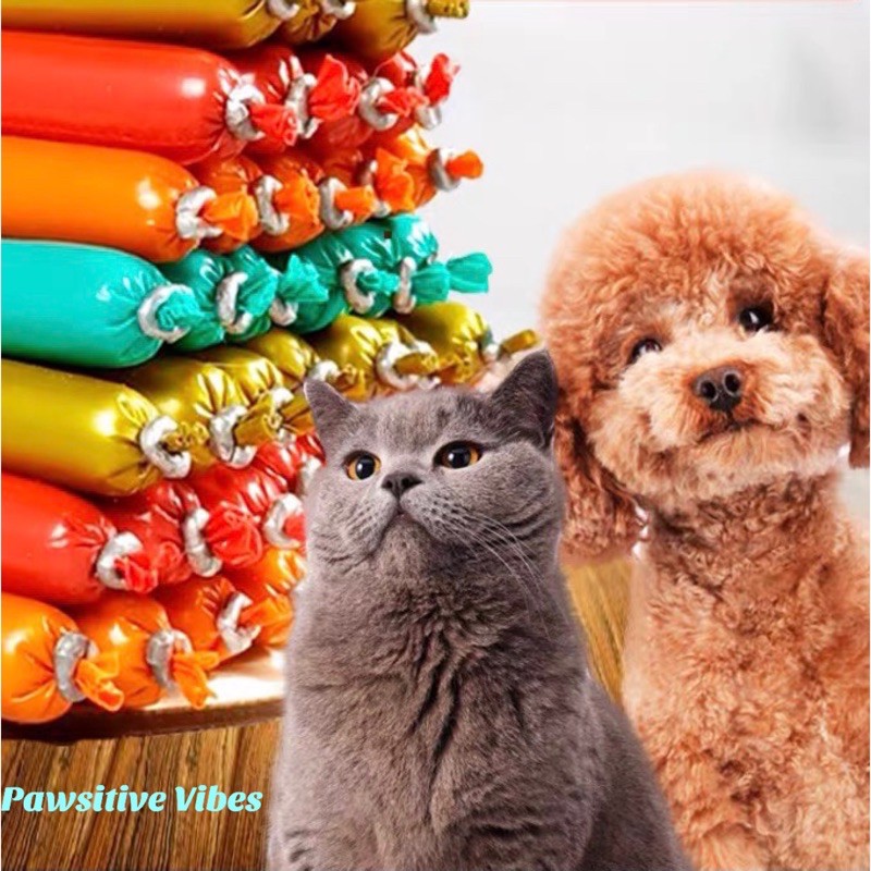 Pawsitive Vibes Sosis Anjing dan Kucing Murah dan Berkualitas | Dog and Cat Sausage