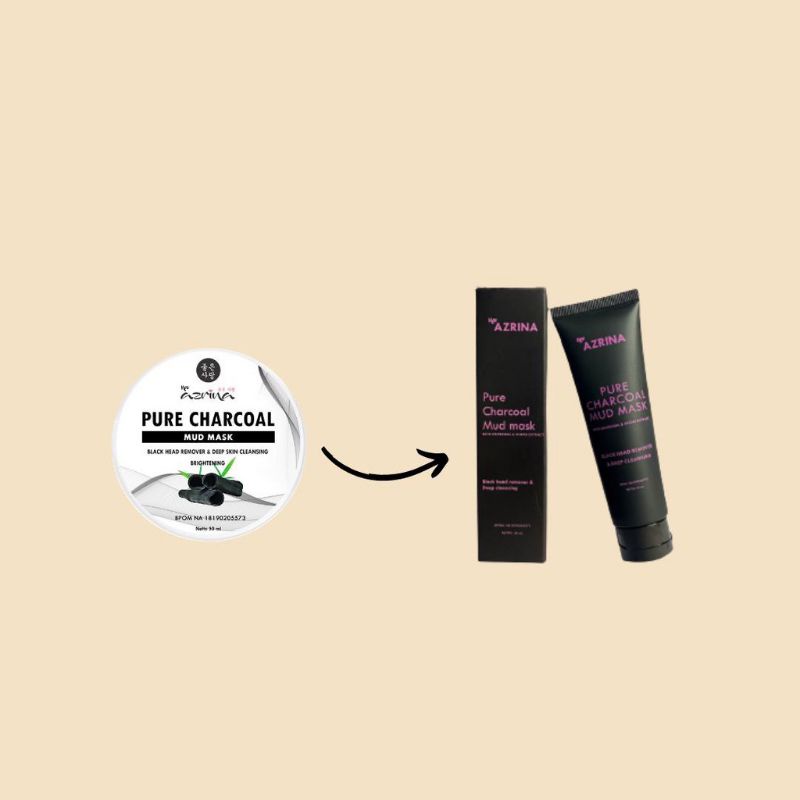 READY STOCK MASKER AZRINA CHARCOAL